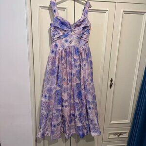 Floral Lavender Midi Sundress - Women